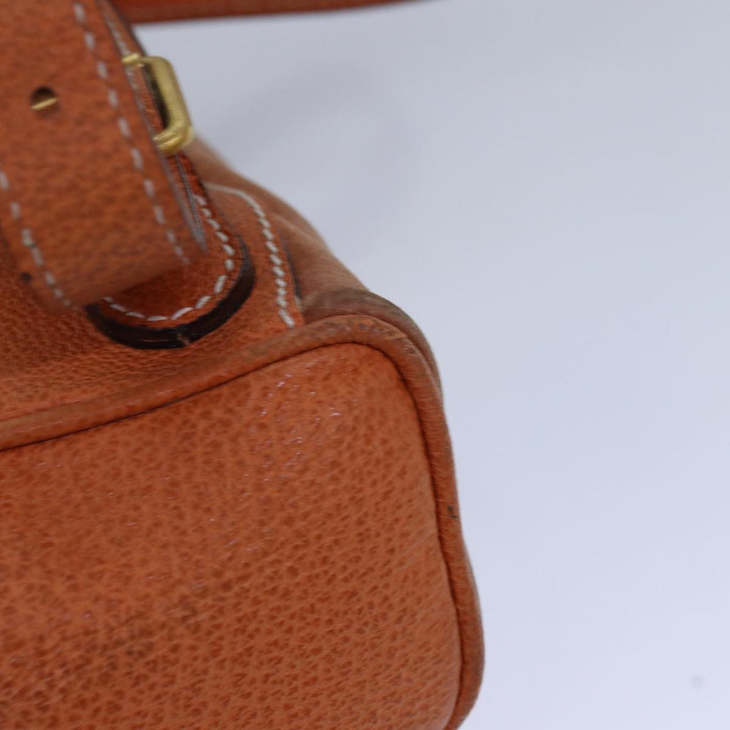 GUCCI Bamboo Backpack Suede Orange 003 2058 0030 85155