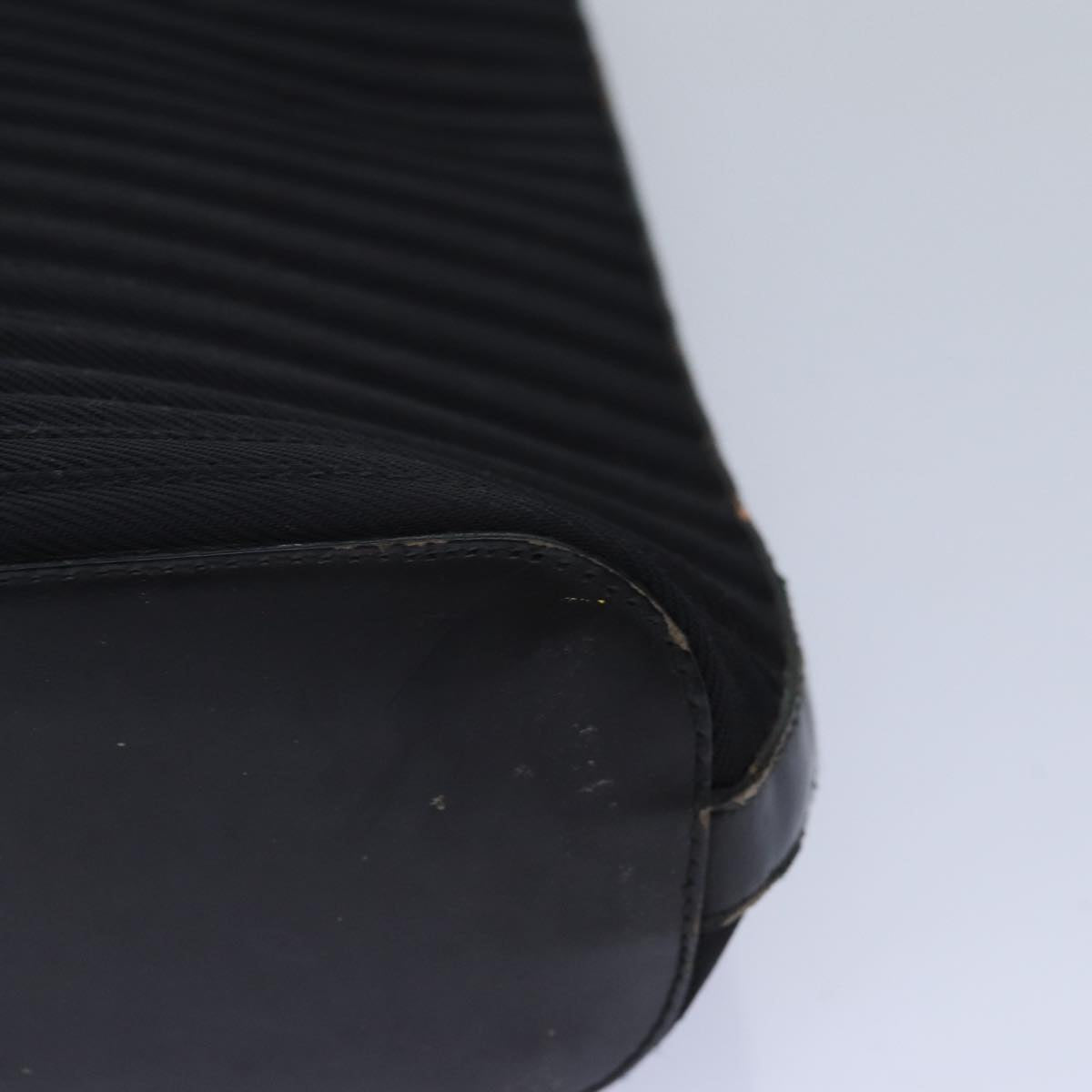 GUCCI Bamboo Hand Bag Nylon 2way Black Silver 002 1998 0353 85161