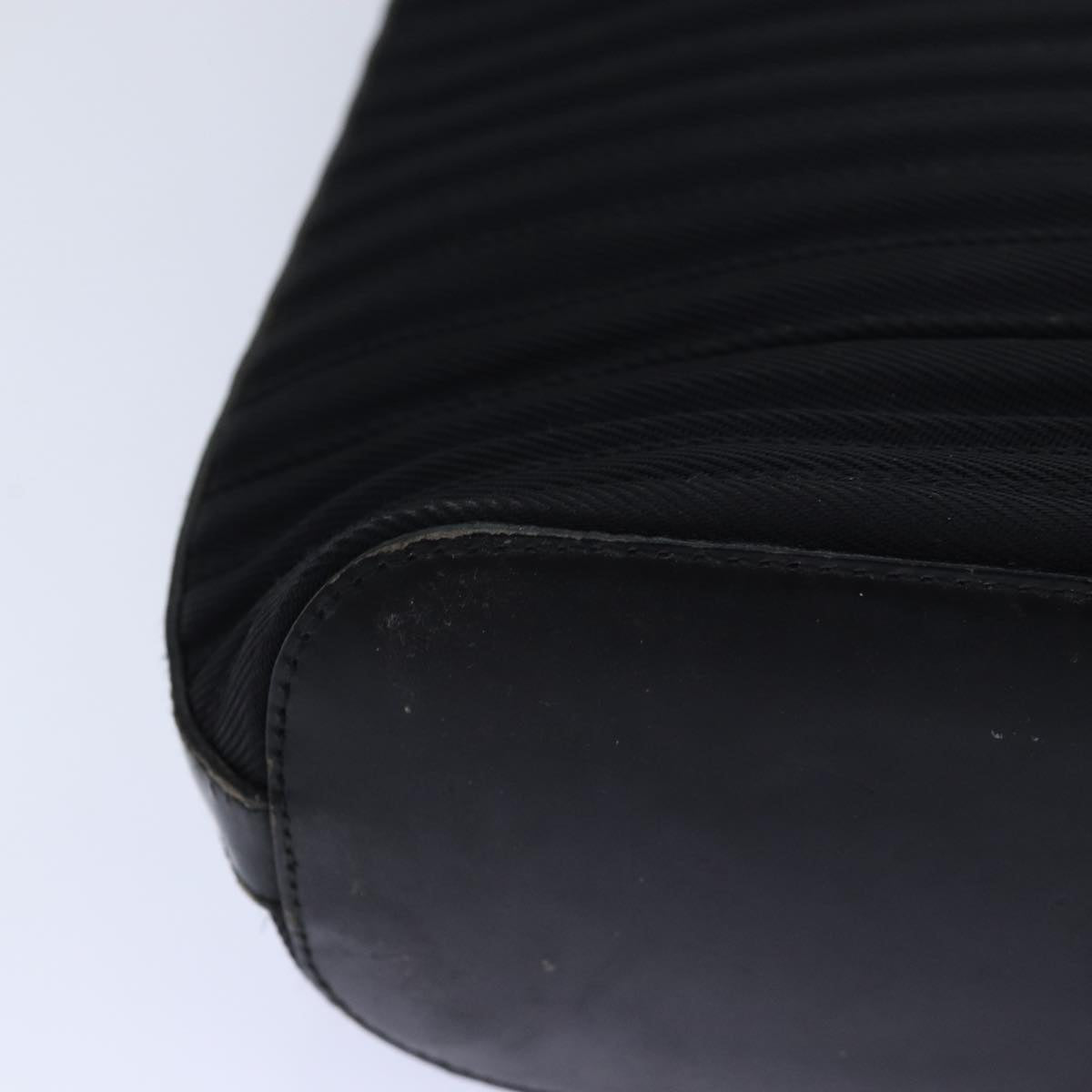GUCCI Bamboo Hand Bag Nylon 2way Black Silver 002 1998 0353 85161