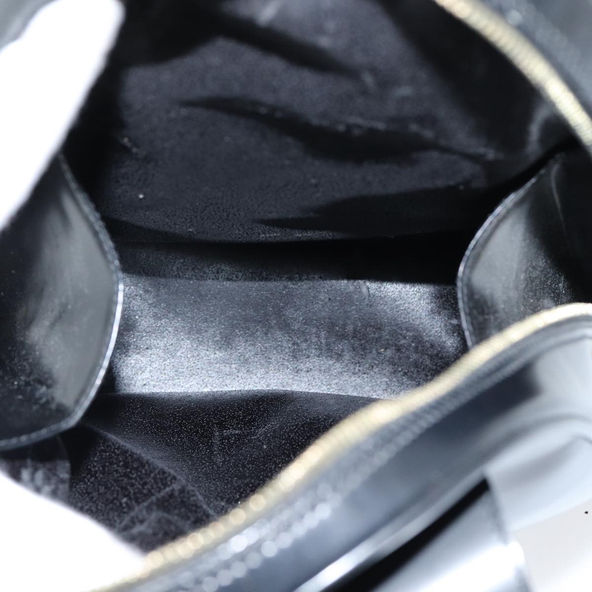 GUCCI Shoulder Bag Patent leather Black Gold 003 3444 0027 85163