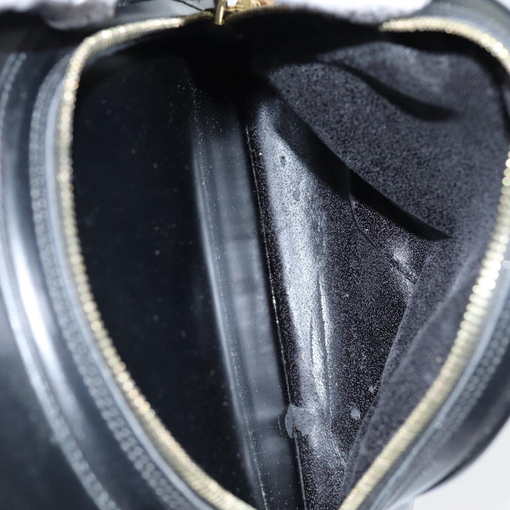 GUCCI Shoulder Bag Patent leather Black Gold 003 3444 0027 85163