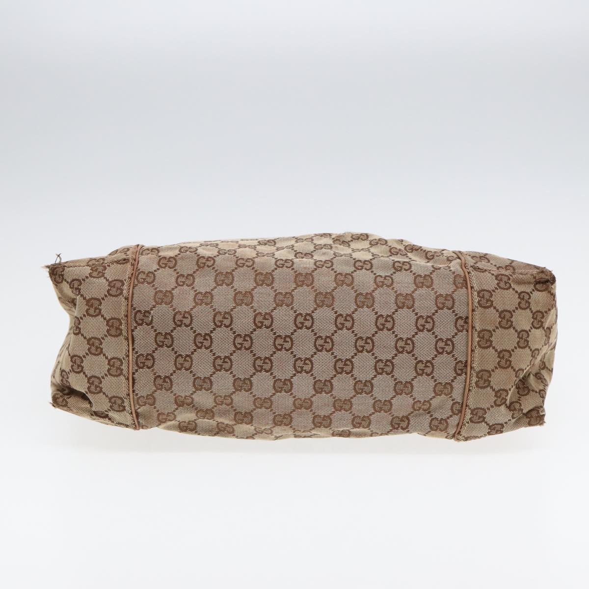 GUCCI GG Canvas Tote Bag Beige 101292 85180