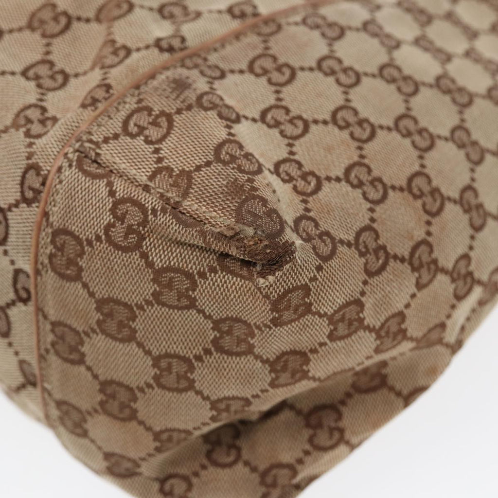GUCCI GG Canvas Tote Bag Beige 101292 85180