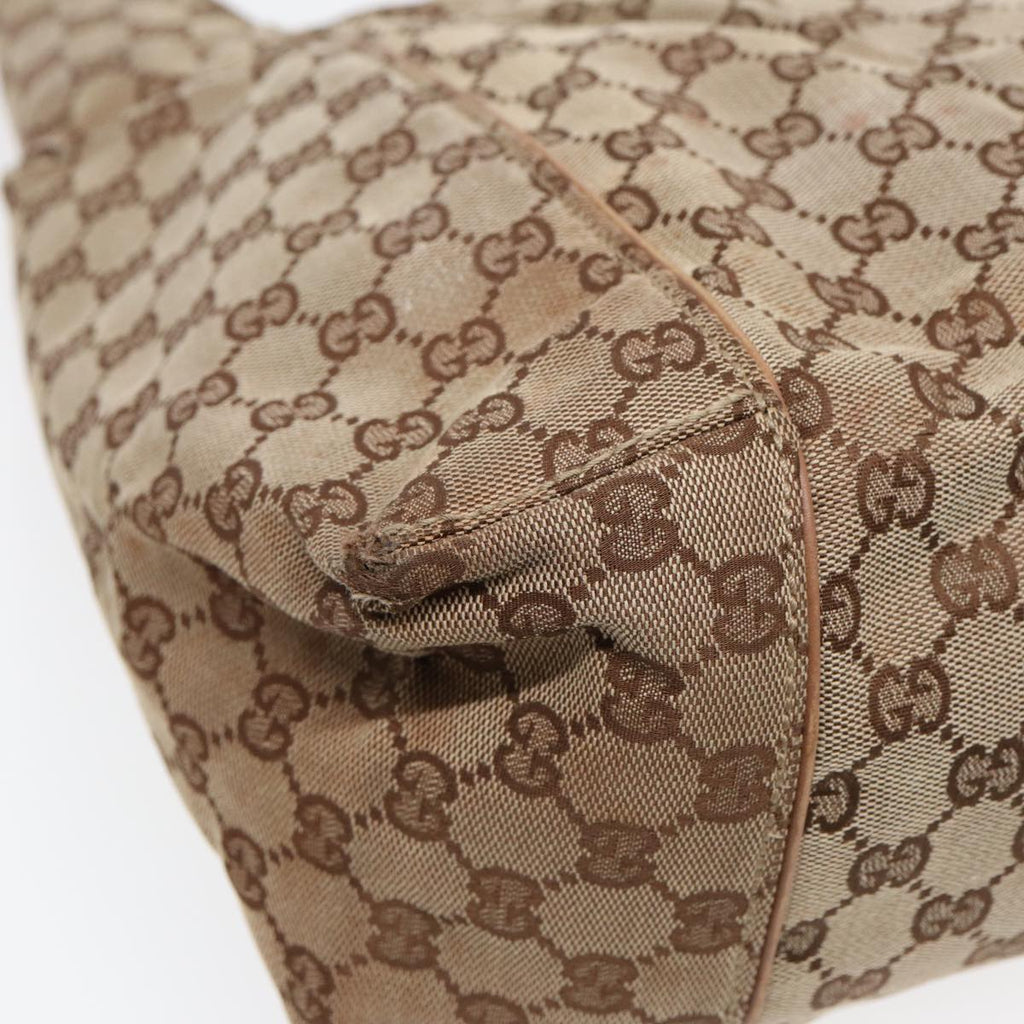 GUCCI GG Canvas Tote Bag Beige 101292 85180