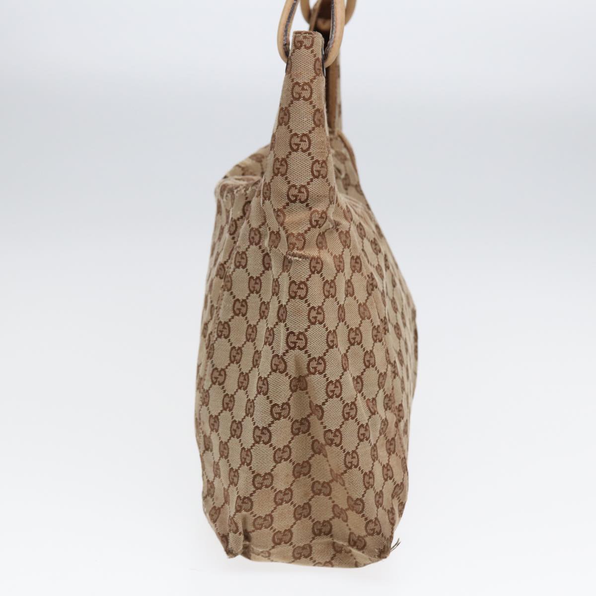 GUCCI GG Canvas Tote Bag Beige 101292 85180