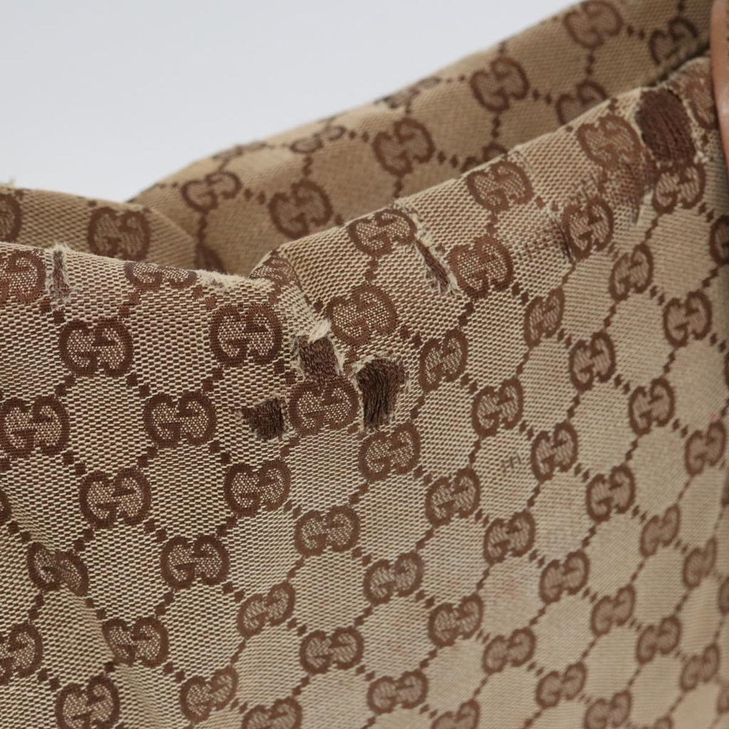 GUCCI GG Canvas Tote Bag Beige 101292 85180