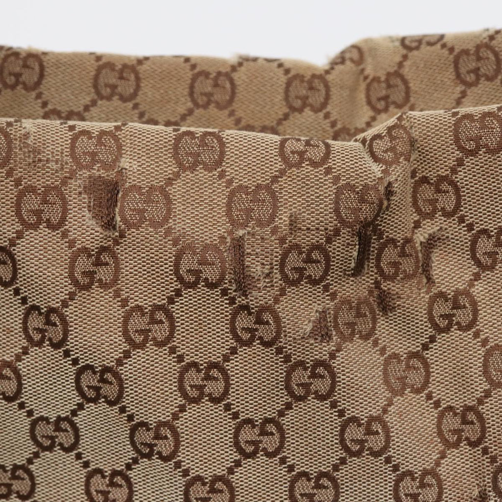 GUCCI GG Canvas Tote Bag Beige 101292 85180
