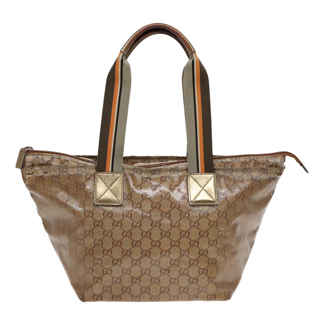 GUCCI GG Crystal Tote Bag Gold 131230 85181