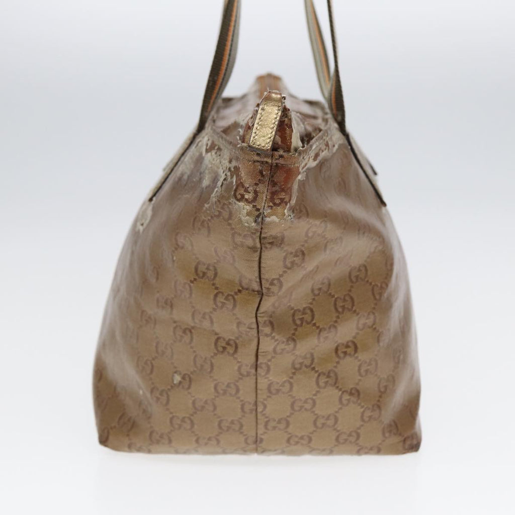GUCCI GG Crystal Tote Bag Gold 131230 85181