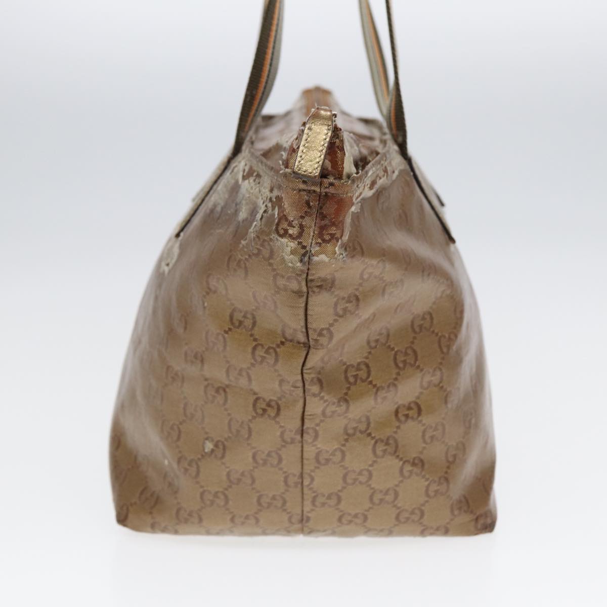 GUCCI GG Crystal Tote Bag Gold 131230 85181