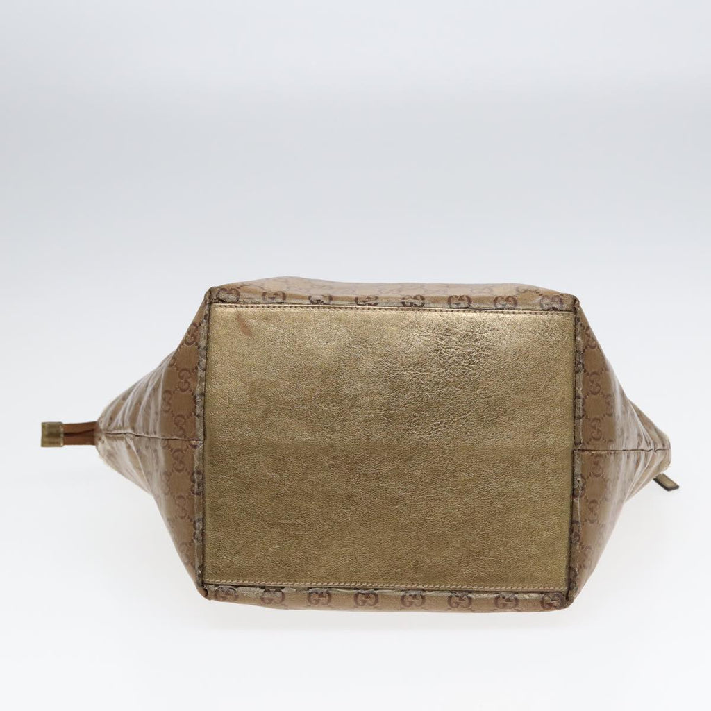 GUCCI GG Crystal Tote Bag Gold 131230 85181