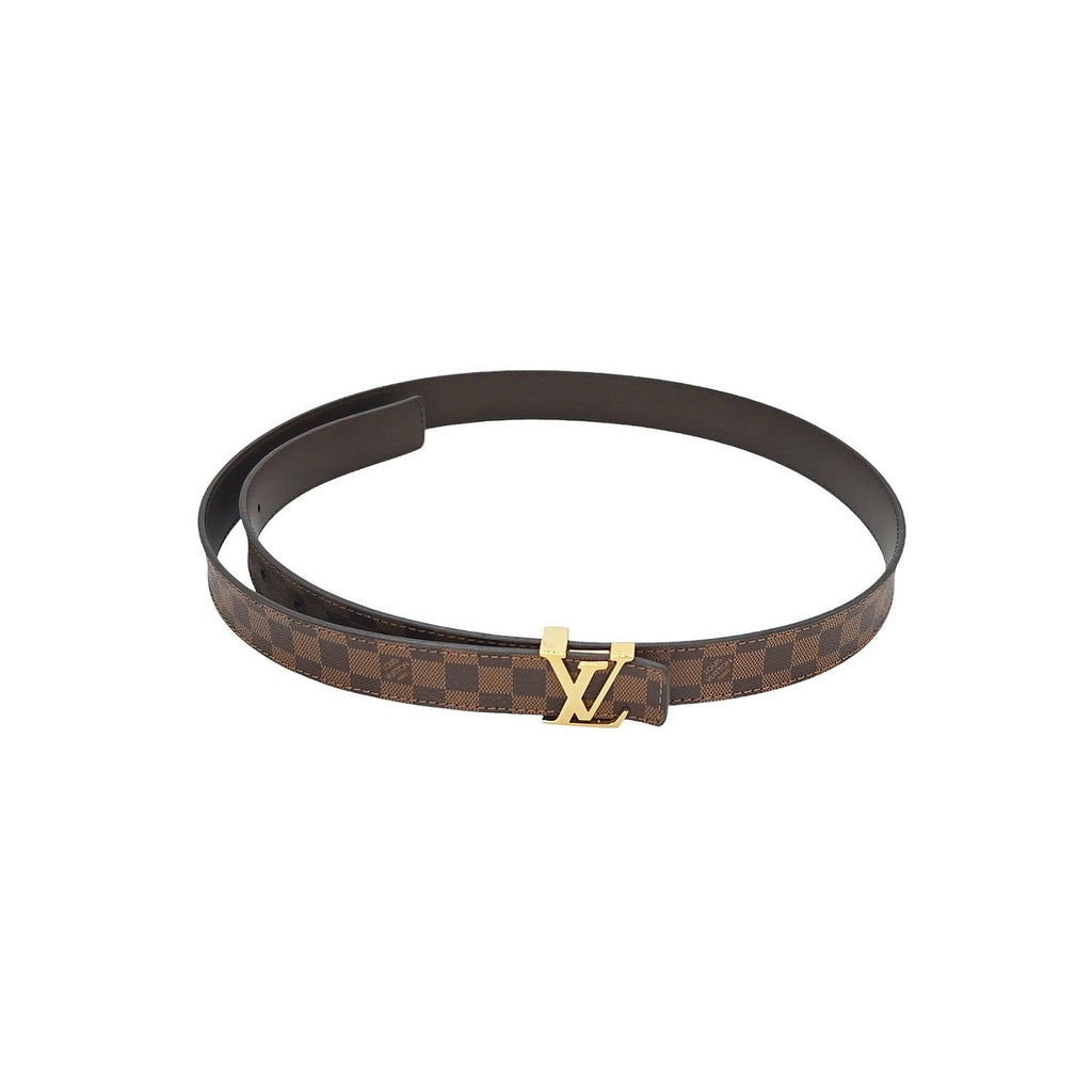 Louis Vuitton Damier Ebene Initiales 25MM Belt Sz. 90/36