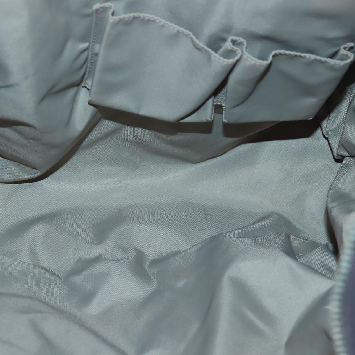 GUCCI Tote Bag Nylon Khaki Silver 85282