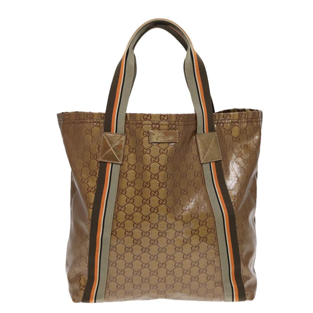 GUCCI GG Canvas Tote Bag Gold 189669 467891 85283