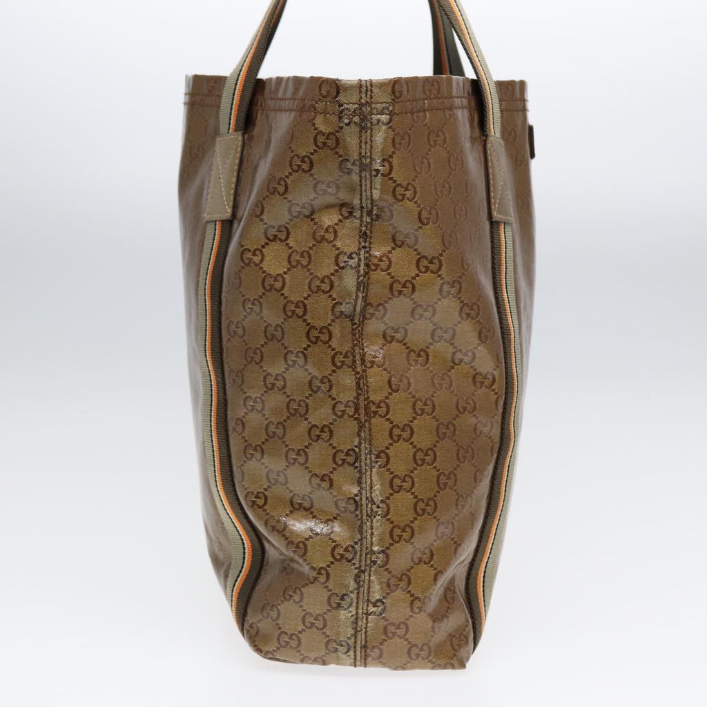 GUCCI GG Canvas Tote Bag Gold 189669 467891 85283