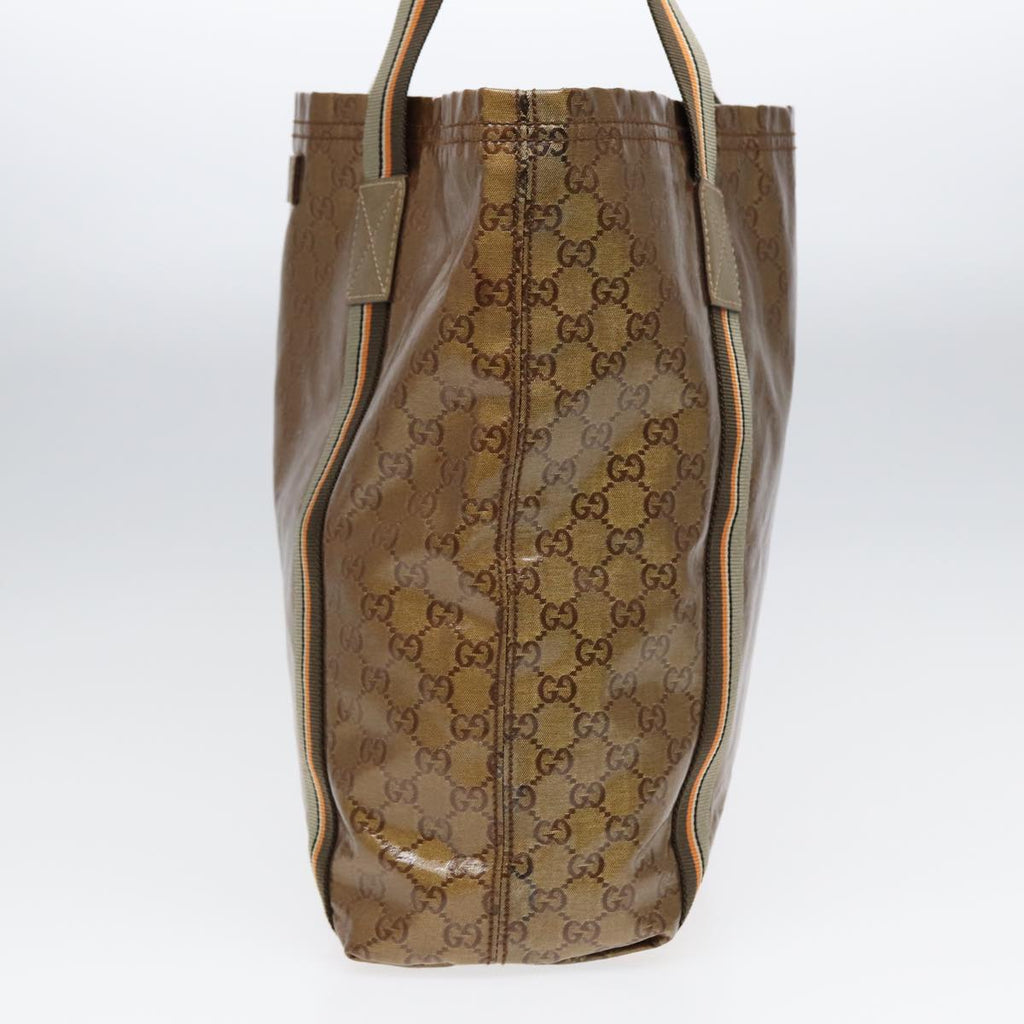 GUCCI GG Canvas Tote Bag Gold 189669 467891 85283