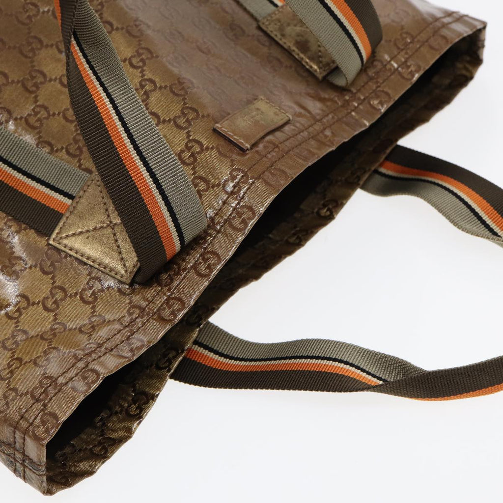 GUCCI GG Canvas Tote Bag Gold 189669 467891 85283