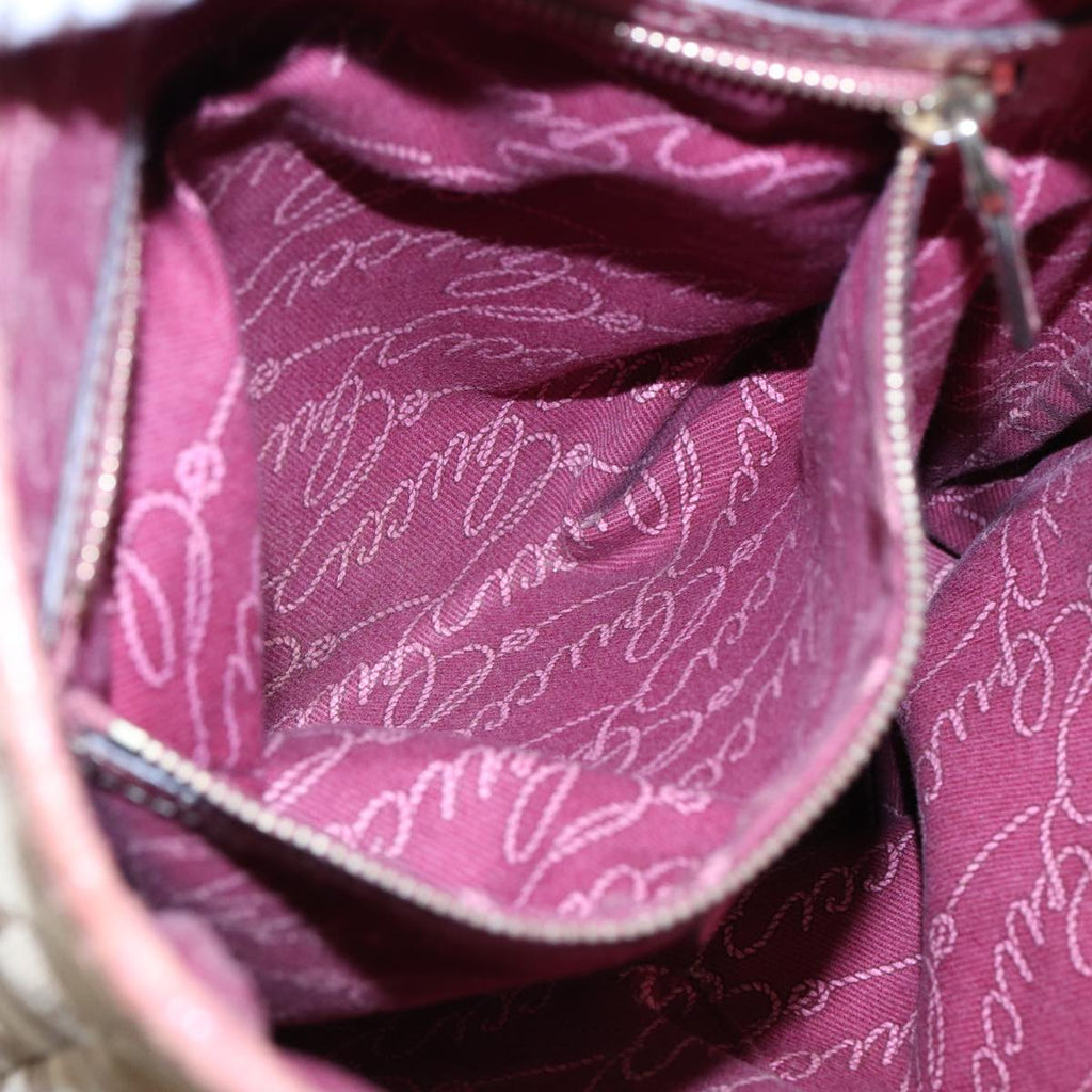 GUCCI GG Canvas Tote Bag Beige Pink gold 153361 85284