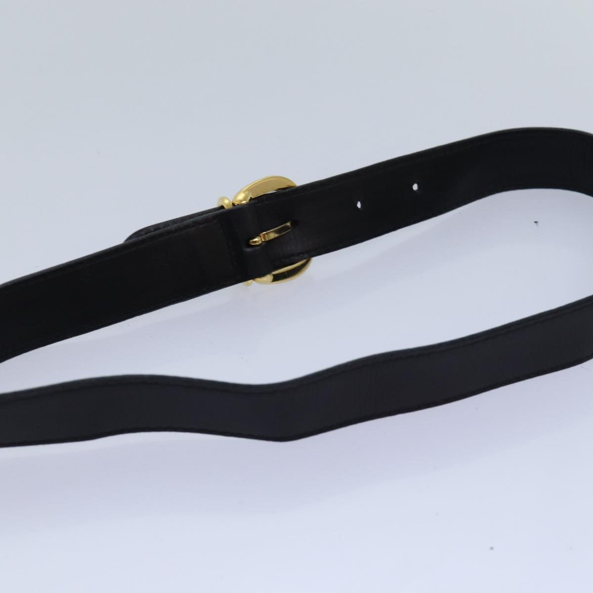GUCCI Micro GG Supreme Shoulder Bag PVC Black Gold 001 116 0924 85388