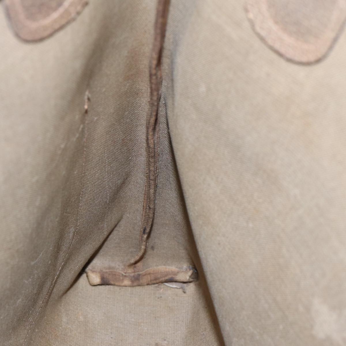 GUCCI GG Supreme Web Sherry Line Tote Bag PVC Beige Gold 39 02 003 85391