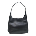 GUCCI Shoulder Bag Leather Silver Black 001 3167 85392