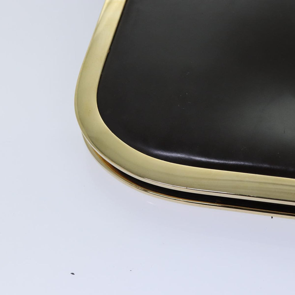 GUCCI Shoulder Bag Leather Gold Brown 001 2058 1764 0 85409