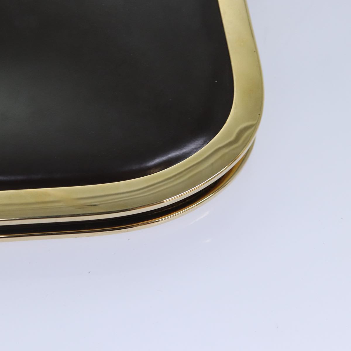 GUCCI Shoulder Bag Leather Gold Brown 001 2058 1764 0 85409