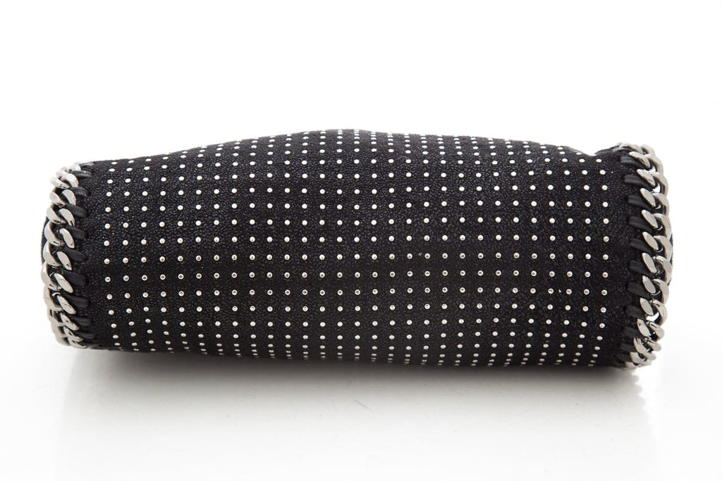 Stella McCartney Black Shaggy Deer Studded Handbag