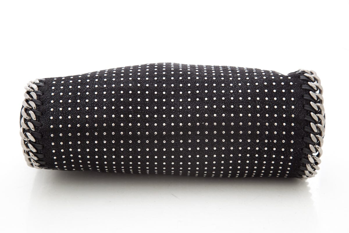 Stella McCartney Black Shaggy Deer Studded Handbag