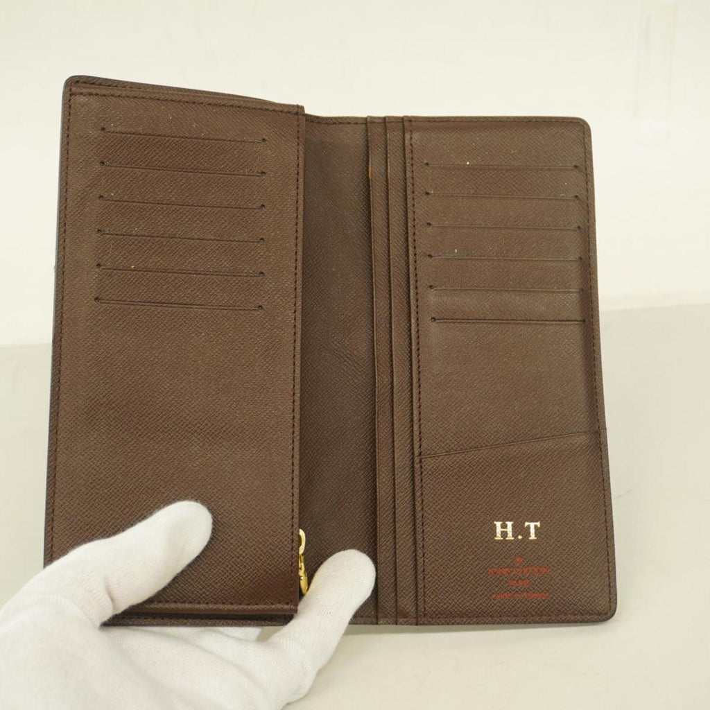 Louis Vuitton Portefeuille Brazza  Canvas Wallet  ()