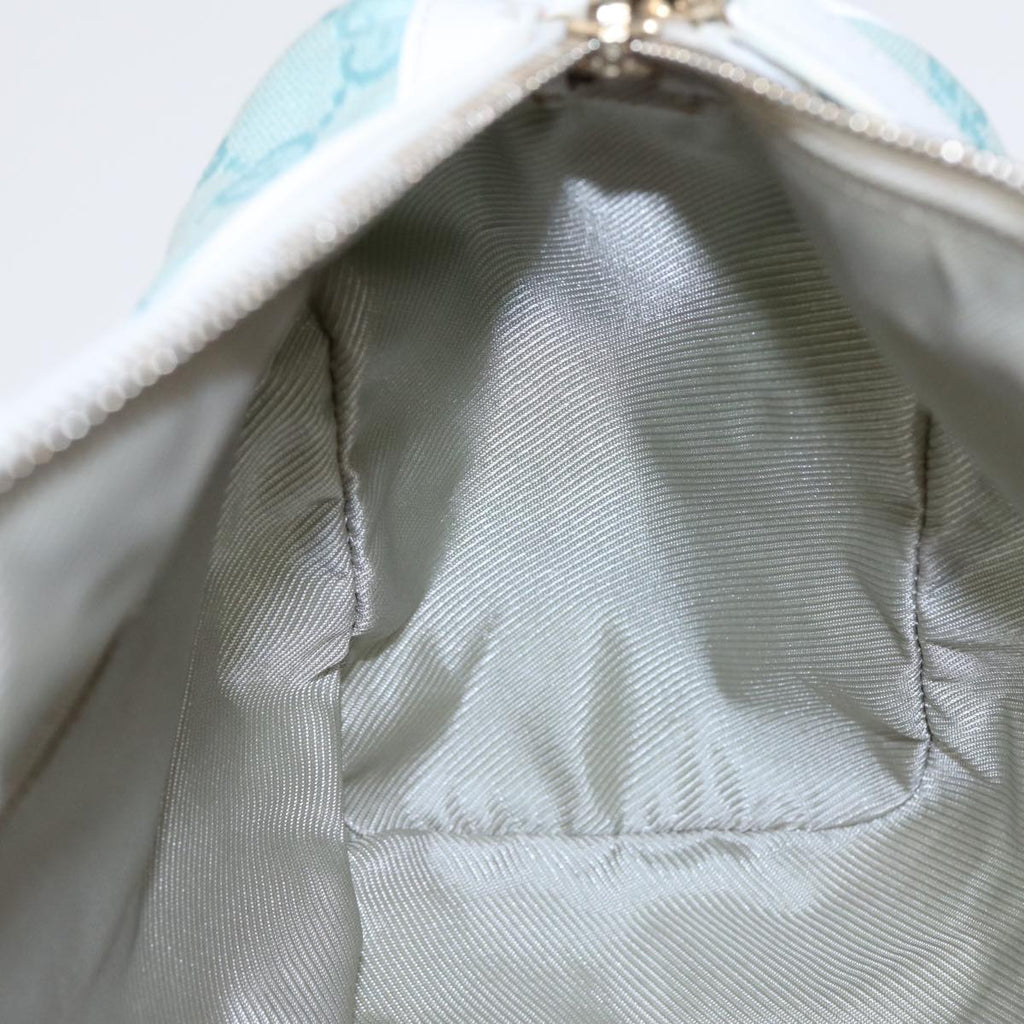 GUCCI GG Canvas Hand Bag Peppermint Gold 000 0851 85472