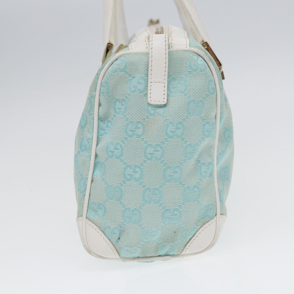 GUCCI GG Canvas Hand Bag Peppermint Gold 000 0851 85472