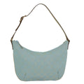 GUCCI GG Canvas Shoulder Bag Light Blue Gold 005 0813 85517