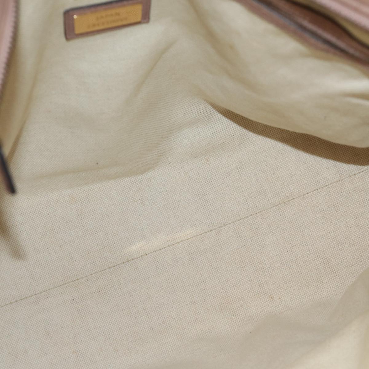 GUCCI GG Canvas Hand Bag 2way Beige Pink gold 323675 85520