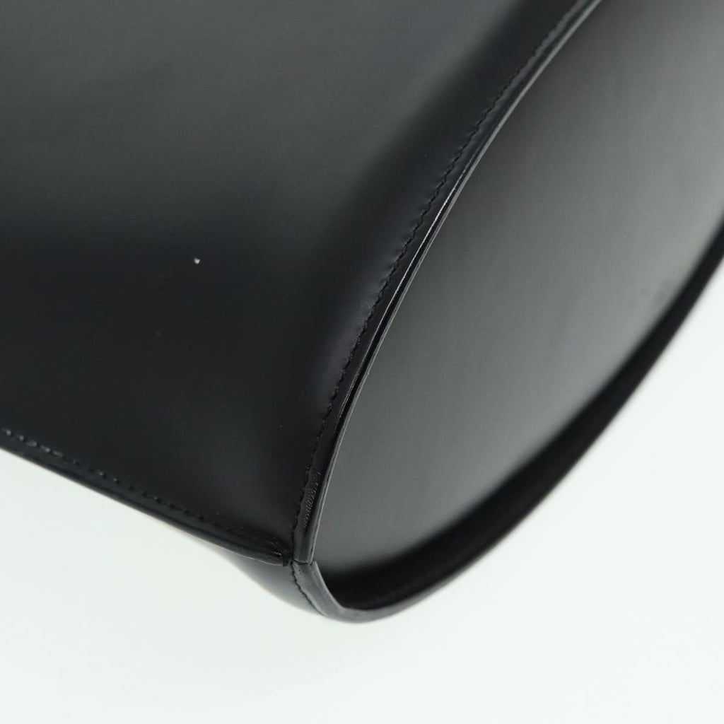 GUCCI Hand Bag Leather Black Silver 001 3010 85529