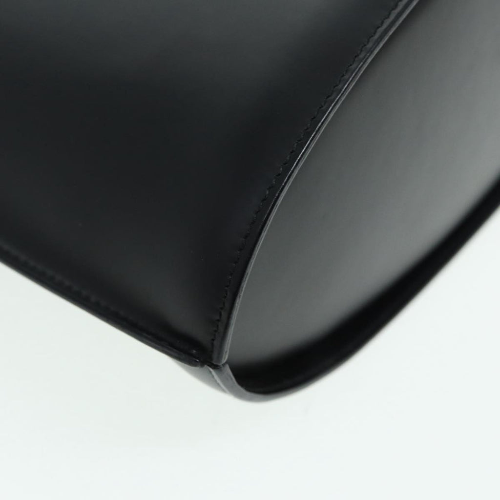 GUCCI Hand Bag Leather Black Silver 001 3010 85529