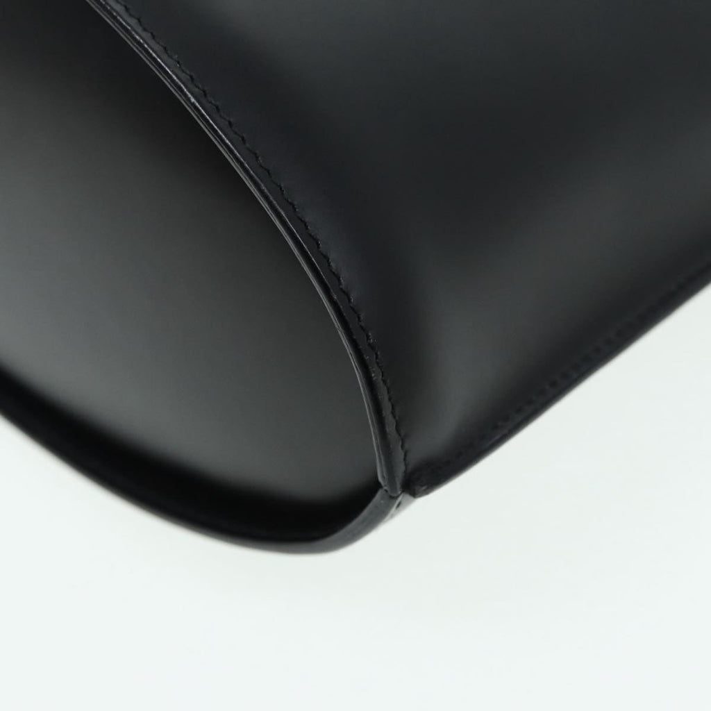 GUCCI Hand Bag Leather Black Silver 001 3010 85529