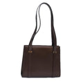 GUCCI Hand Bag Leather Brown Silver 007 2046 0268 85533