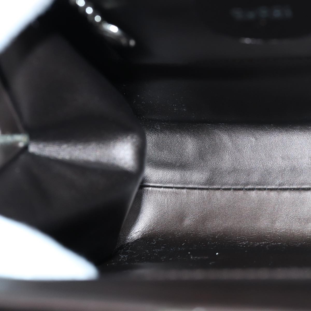 GUCCI Hand Bag Leather Brown Silver 007 2046 0268 85533