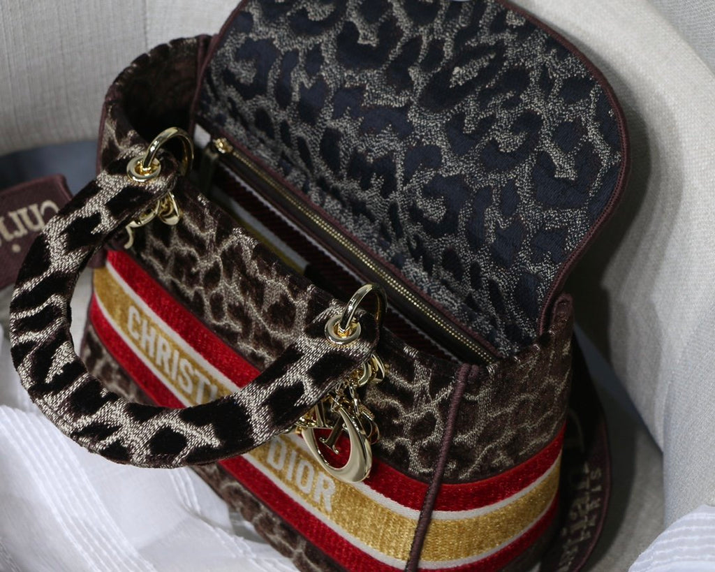 GLAMI MeGLAMIum Lady D-Lite Bag, Leopard Brown Handbags, Crossbody Bags, 24cm CD
