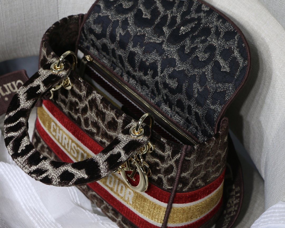 GLAMI MeGLAMIum Lady D-Lite Bag, Leopard Brown Handbags, Crossbody Bags, 24cm CD