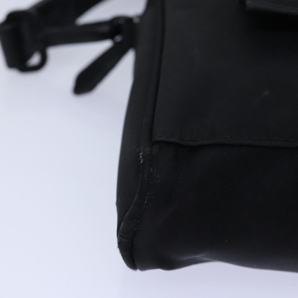 FENDI Shoulder Bag Nylon Black 85694