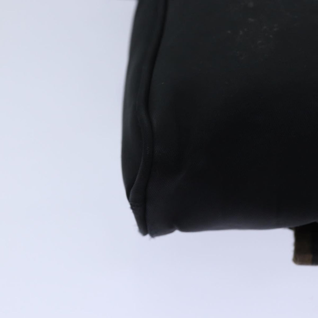 FENDI Shoulder Bag Nylon Black 85694