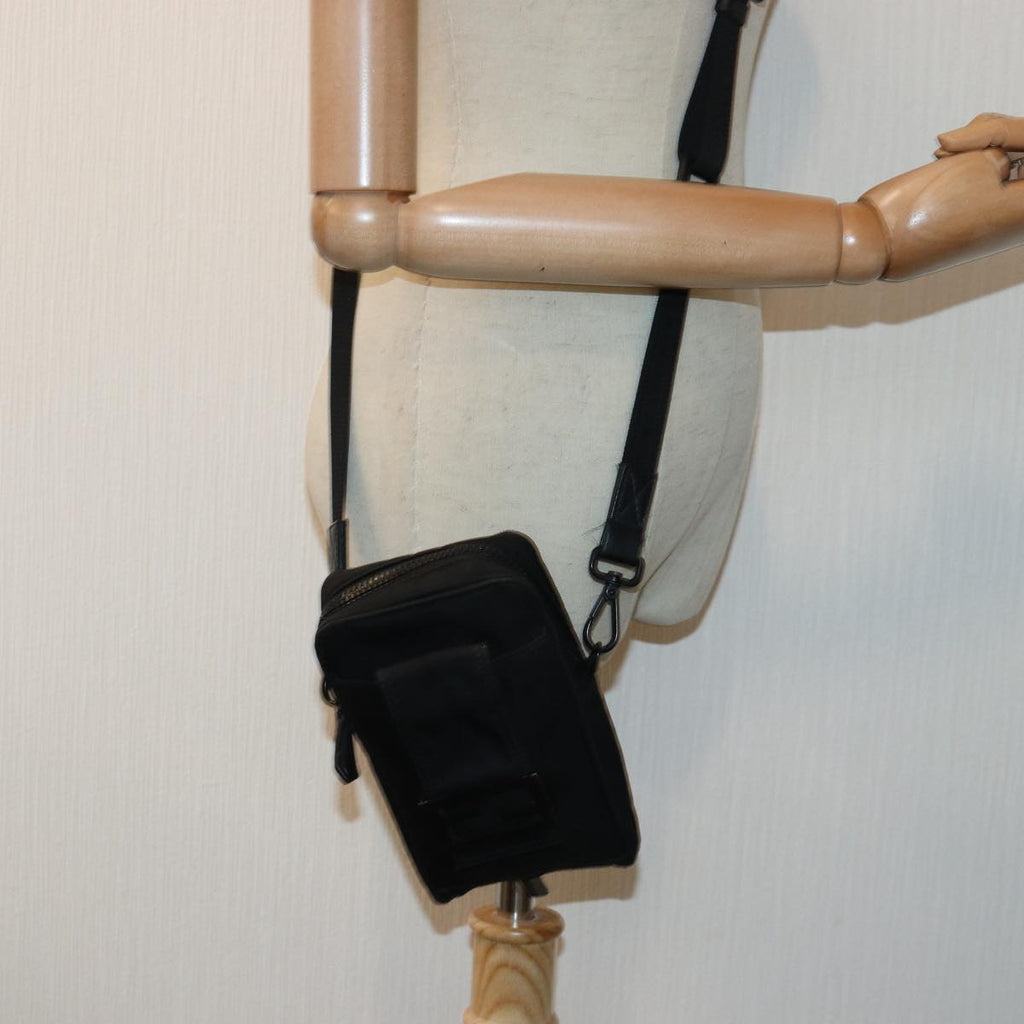 FENDI Shoulder Bag Nylon Black 85694