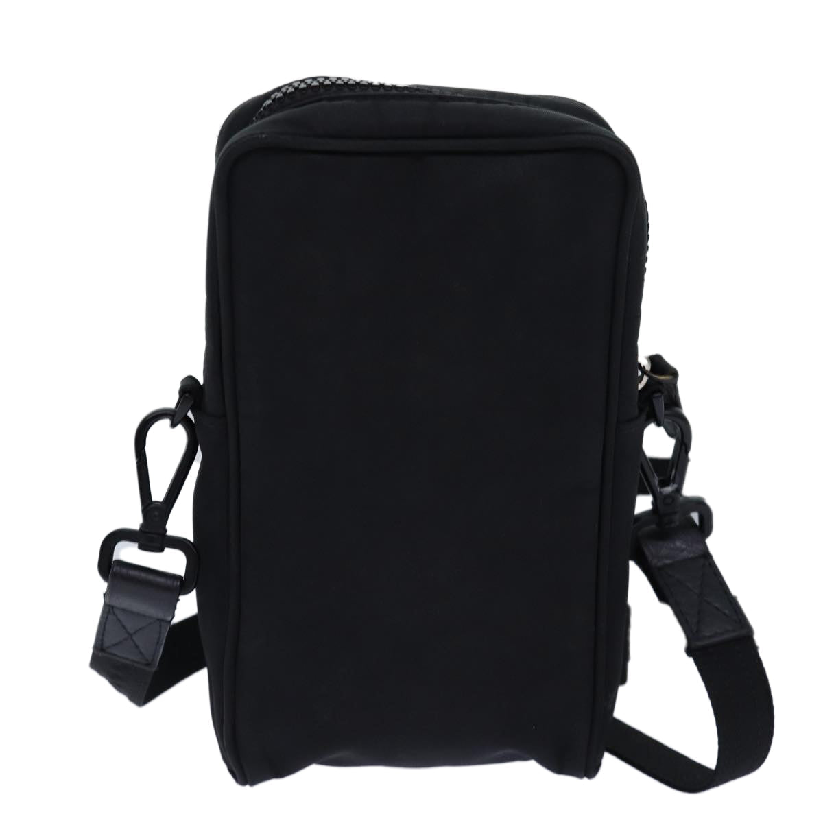 FENDI Shoulder Bag Nylon Black 85694