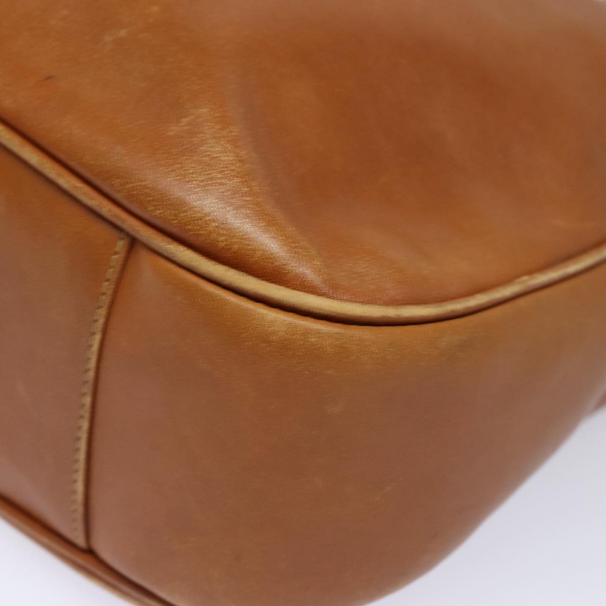 GUCCI Bamboo Hand Bag Leather 2way Brown Gold 001 1781 1577 85717