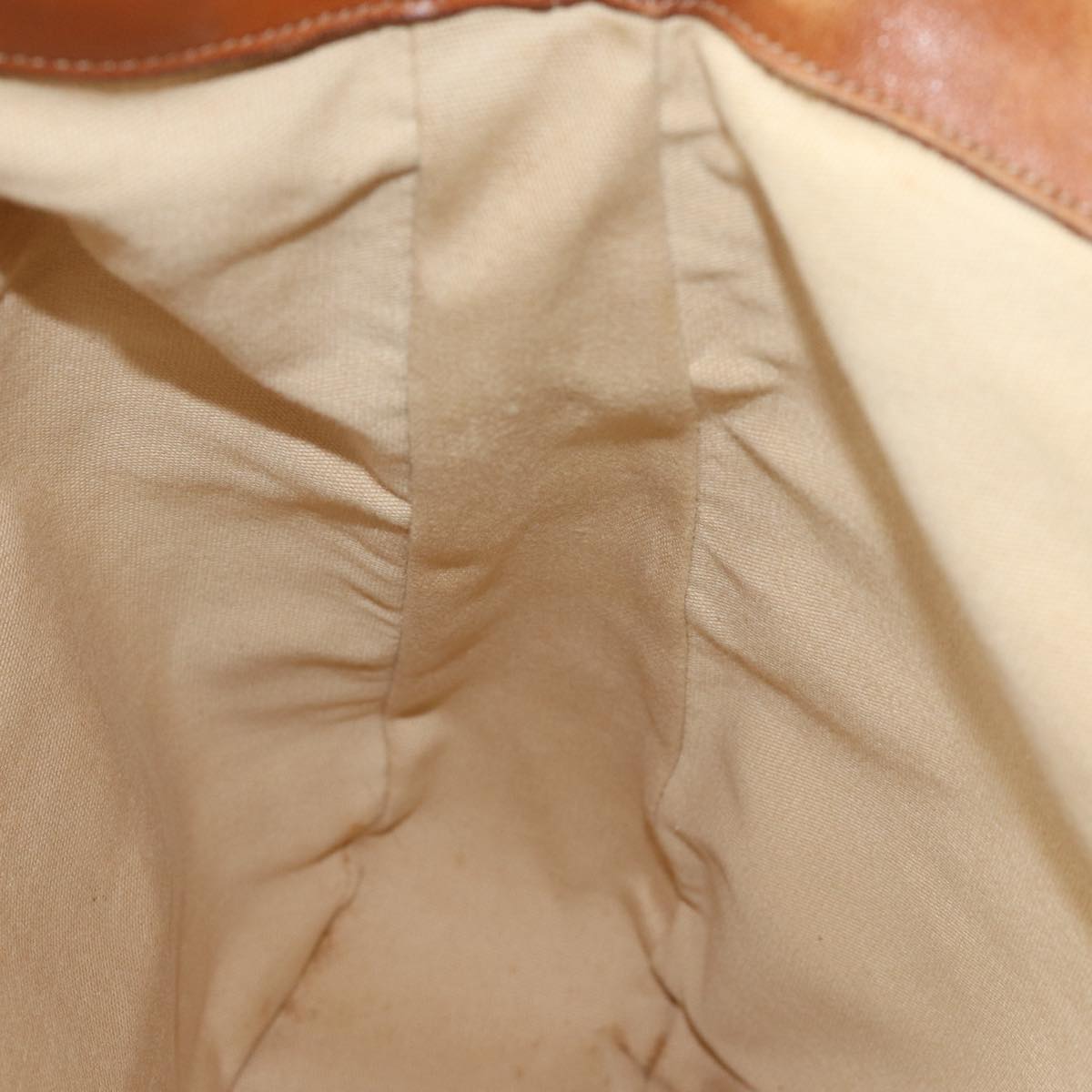 GUCCI Bamboo Hand Bag Leather 2way Brown Gold 001 1781 1577 85717