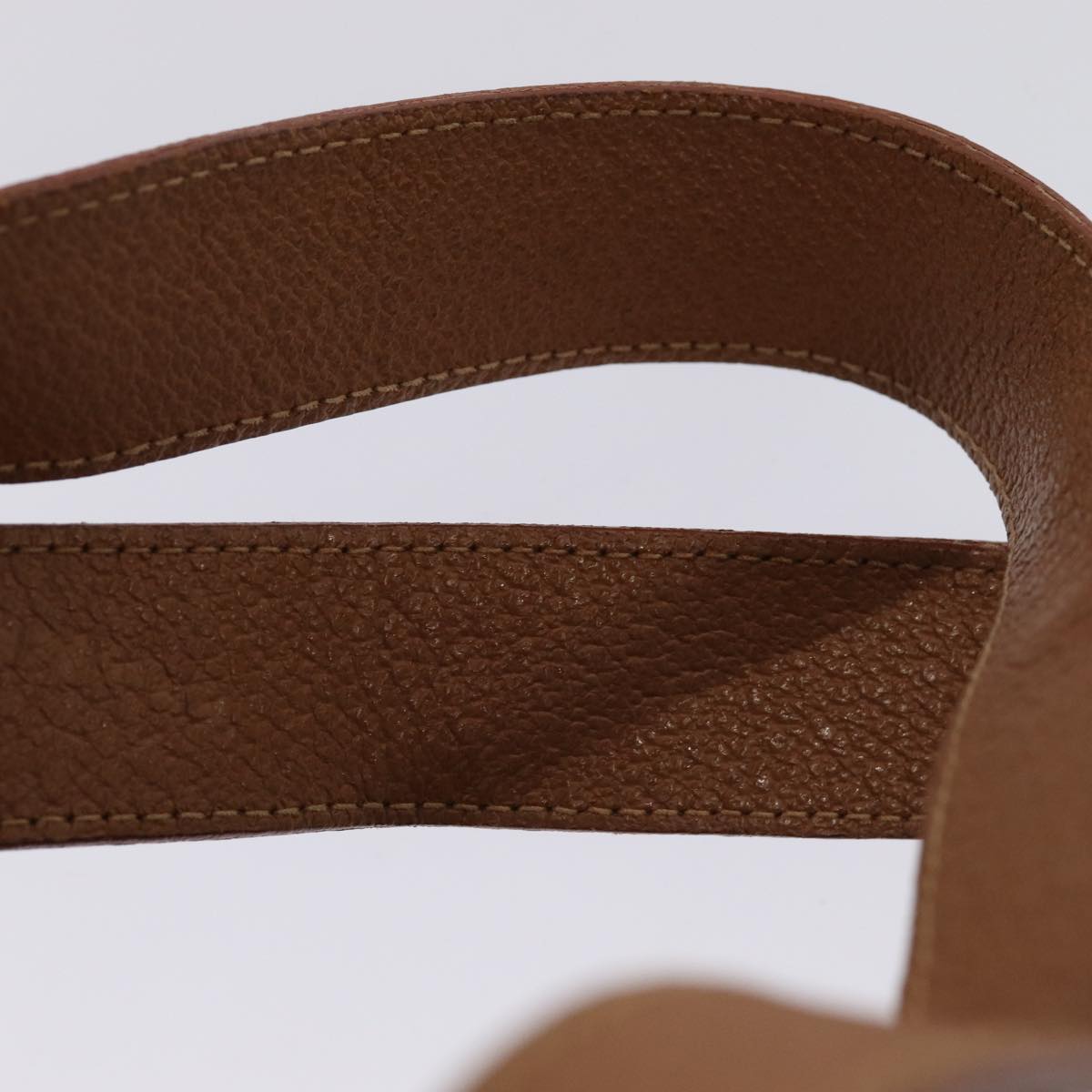 GUCCI Bamboo Shoulder Bag Suede Brown Gold 003 2058 0016 85718