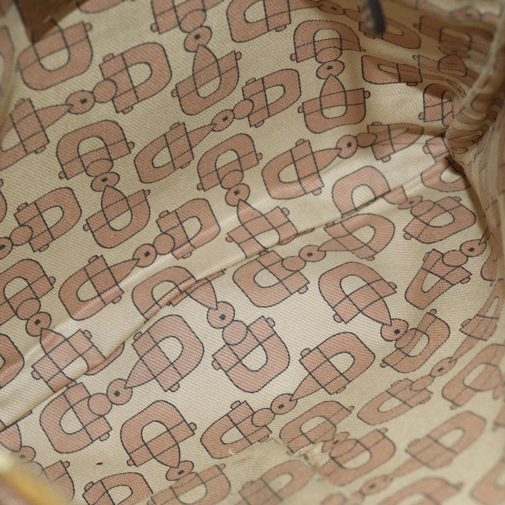 GUCCI GG Canvas Sherry Line Shoulder Bag Beige Gold pink 144388 85719