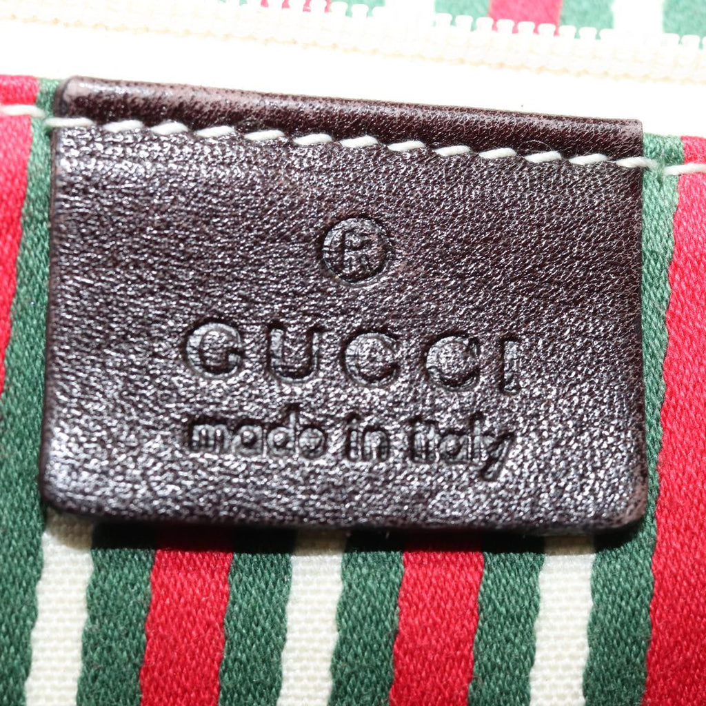 GUCCI GG Canvas Shoulder Bag Beige Gold 169998 85721